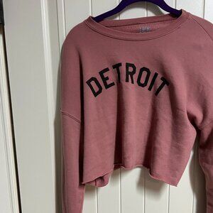 Detroit crop Sweatshirt